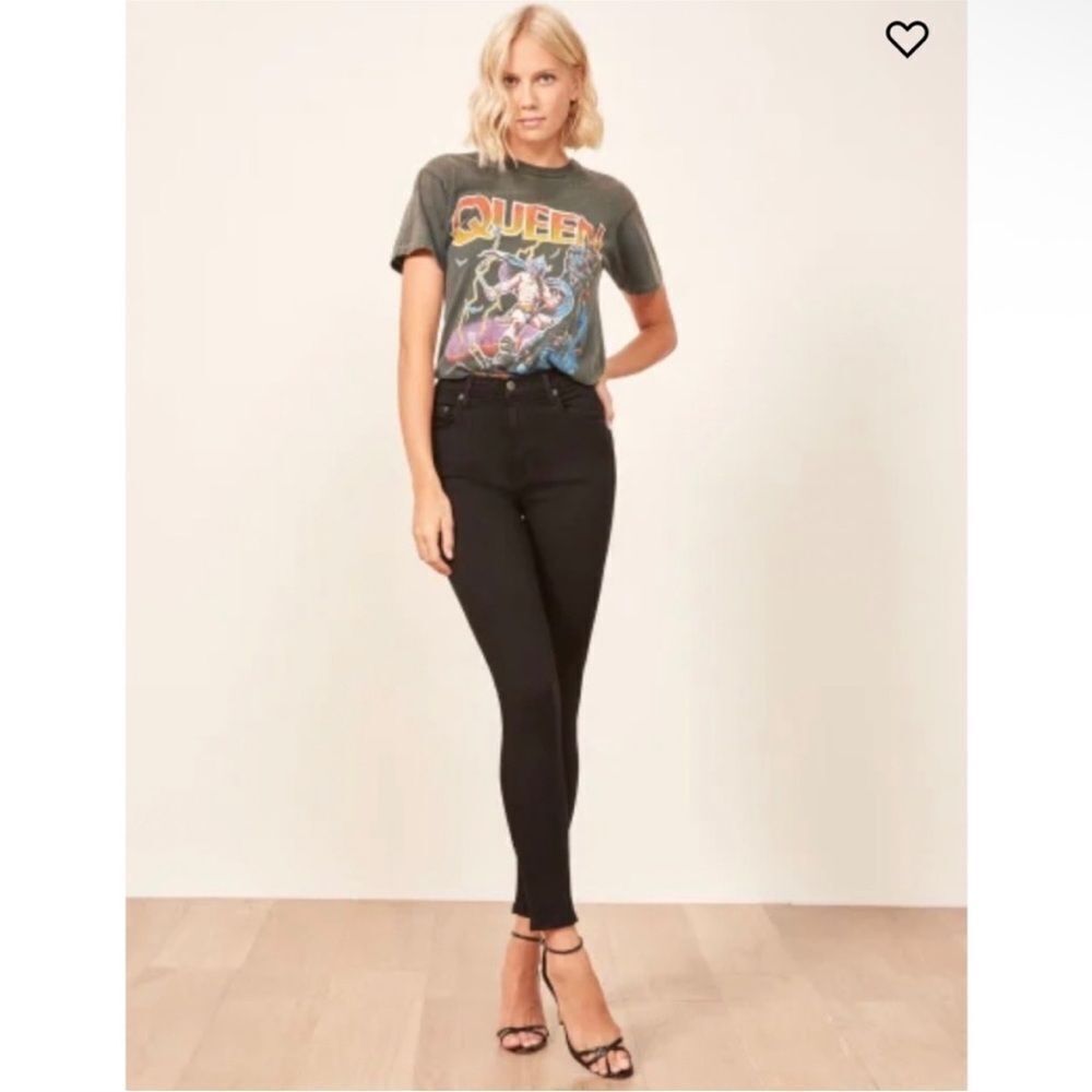 Reformation Harper Mid Rise Skinny Jeans